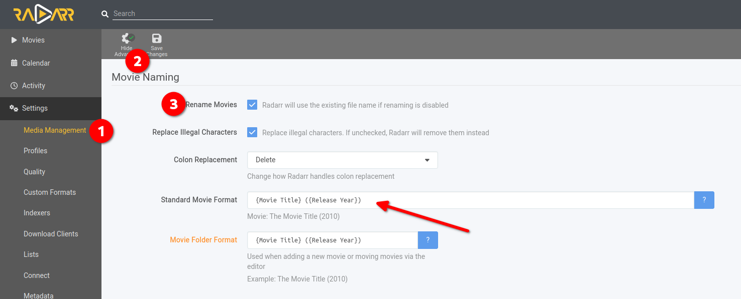 Radarr YAMS Yet Another Media Server Radarr YAMS Yet Another Media Server